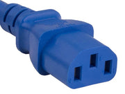 6ft 14 AWG 15A 250V Power Cord (IEC320 C20 to IEC320 C13), Blue