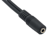 6ft 3.5mm Stereo Female to Two 3.5mm Stereo Male Audio Cable