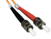 2 Meters LC to ST Duplex 62.5/125 Multimode OM1 Fiber Optic Cable