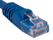 0.5ft Cat6 550 MHz UTP Snagless Ethernet Network Patch Cable, Blue