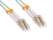15m OM4 LC to LC Duplex 50/125 Multimode Fiber Patch Cable