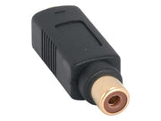 S-Video Female to RCA Female Gold Plated Adapter