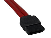 1m 7-pin 180-Degree Serial ATA Device Cable, Translucent Red