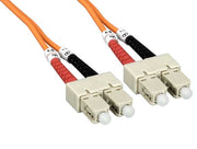 1m SC/SC Duplex 50/125 Multimode OM2 Fiber Optic Cable