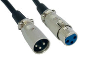 3ft XLR Male to XLR Female Extension Microphone Cable