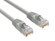 1ft Cat6 550 MHz UTP Snagless Ethernet Network Patch Cable Gray