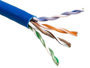 1000ft Cat5e 350 MHz UTP Solid Plenum Bulk Ethernet Bare Copper Cable, Blue