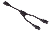 14 inches Power Extension Cord Splitter Cable 16 AWG IEC320 C14 to IEC320 C13 x 2