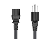 3ft 16 AWG Universal Power Cord (IEC320 C13 to NEMA 5-15P)