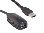 5 Meters SuperSpeed USB 3.0 Type A Male to Female Active Extension / Repeater Cable