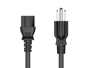 10ft 18 AWG Universal Power Cord (IEC320 C13 to NEMA 5-15P)