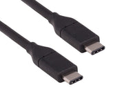 1m USB 3.1 Gen 2 C Male to C Male Cable 10G 3A, Black