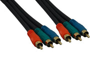 6ft 3 RCA Male to 3 RCA Male Component Video Cable