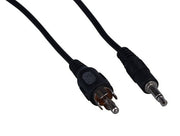 12ft 3.5mm Mono Male to RCA Male Audio Cable