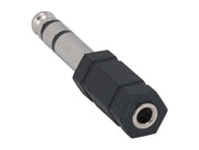 3.5mm Stereo Female to 6.3mm(1/4") Stereo Male Adapter