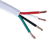 500ft 16AWG/4C Stranded CMR/CL3R OFC Speaker Cable, White