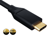 3ft USB 3.1 Type C Male to HDMI (4K @ 60Hz) Male Cable, Black