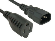 3ft 18 AWG Monitor Power Adapter Cord (NEMA 5-15R to IEC320 C14)