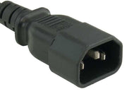 2ft Computer Power Extension Cord (IEC320 C13 to IEC320 C14)