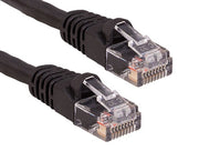 1ft Cat5e 350 MHz UTP Snagless Ethernet Network Patch Cable, Black
