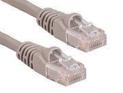 30ft Cat6 550 MHz UTP Snagless Ethernet Network Patch Cable, Gray