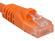 7ft Cat5e 350 MHz UTP Snagless Ethernet Network Patch Cable, Orange