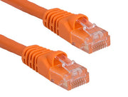 1.5ft Cat6 550 MHz UTP Snagless Ethernet Network Patch Cable, Orange