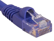 2ft Cat5e 350 MHz UTP Snagless Ethernet Network Patch Cable, Purple