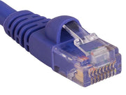100ft Cat5e 350 MHz UTP Snagless Ethernet Network Patch Cable, Purple