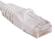 1ft Cat6 550 MHz UTP Snagless Ethernet Network Patch Cable, White