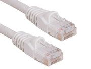 1ft Cat6 550 MHz UTP Snagless Ethernet Network Patch Cable, White