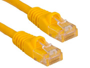 75ft Cat5e 350 MHz UTP Snagless Ethernet Network Patch Cable, Yellow