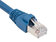 10ft Cat6 550 MHz Snagless Shielded Ethernet Network Patch Cable, Blue
