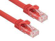 0.5ft Cat6a 600 MHz UTP Snagless Ethernet Network Patch Cable, Red