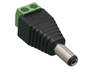 2.1mm x 5.5mm Male CCTV Power Plug Adapter