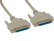 6ft DB25 F/F RS-232 Serial Cable