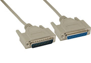 6ft DB25 M/F Null Modem Cable
