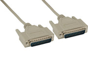 10ft DB25 M/M Null Modem Cable