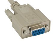 6ft DB9 F/F Null Modem Cable