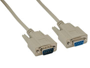 1ft DB9 M/F RS-232 Serial Extension Cable