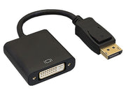 6.3â€ Displayport Male to DVI-D Female Adapter Cable with Latches