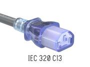 6ft Hospital-Grade Power Cord 16 AWG 13A 125V (NEMA 5-15P to IEC320 C13)