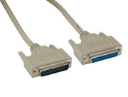 6ft IEEE-1284 DB25 Male to Female Parallel Cable