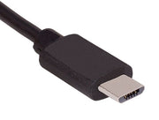 1m USB 2.0 C Male to Micro-B Male Cable 480M 3A, Black
