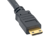 10ft High Speed Mini-HDMI to HDMI Cable with Ethernet