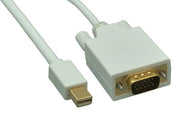 10ft Mini DisplayPort to VGA Cable 32AWG