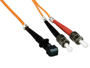 1 Meter MTRJ to ST Duplex 62.5/125 Multimode OM1 Fiber Optic Cable