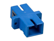 Multimode SC/SC Simplex Fiber Optic Adapter, Plastic Body