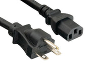 3ft ï»¿14 AWG 15A 250V Power Cord (NEMA 6-15P to IEC 320 C13)