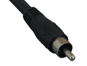 6ft BNC Male to RCA Male RG-59U Premium Composite Video Cable